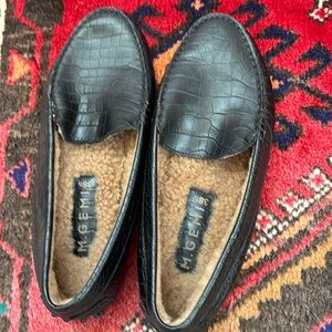 M. Gemi Felize shearling drivers size 38 1/2
